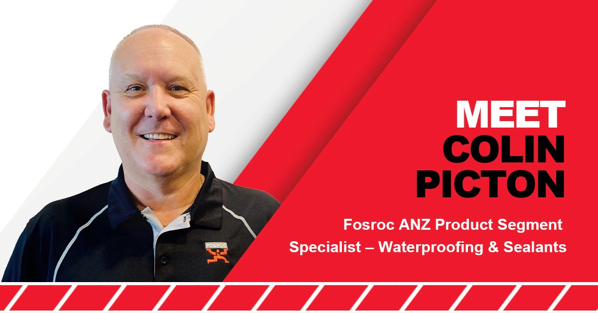 Meet Colin Picton, Product Segment Specialist - Waterproofing & Sealants